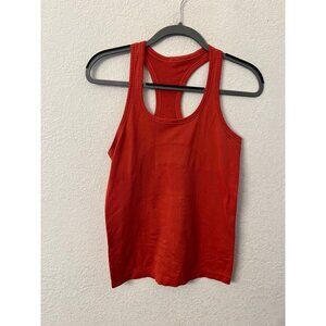 Lululemon Red Swiftly Tech Racerback Tank Top Size 8